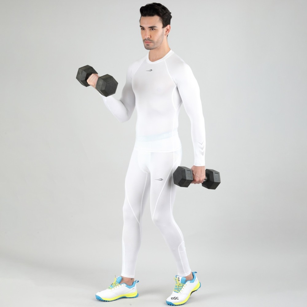 DSC Top Long Sleeve Compression, Off White, Large DSC Top Long Sleeve Compression, Off White, Large