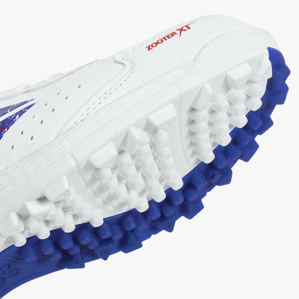 DSC Zooter XT Cricket Shoes (White / Red), White/navy, 1 DSC Zooter XT Cricket Shoes (White / Red), White/navy, 1