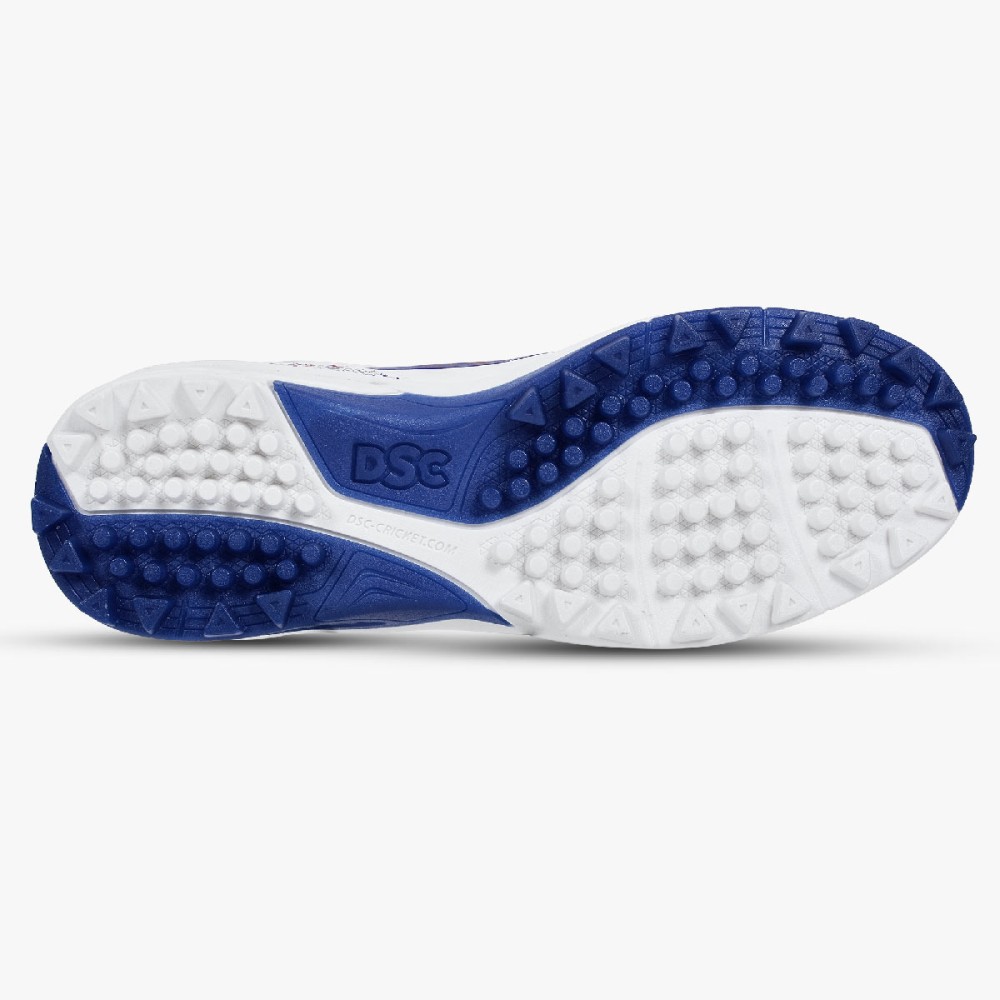 DSC Zooter XT Cricket Shoes (White / Red), White/navy, 1 DSC Zooter XT Cricket Shoes (White / Red), White/navy, 1