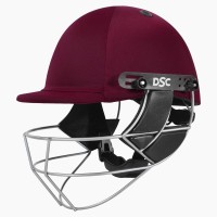 DSC Defender 2.0 Cricket Helmet, Maroon, Large