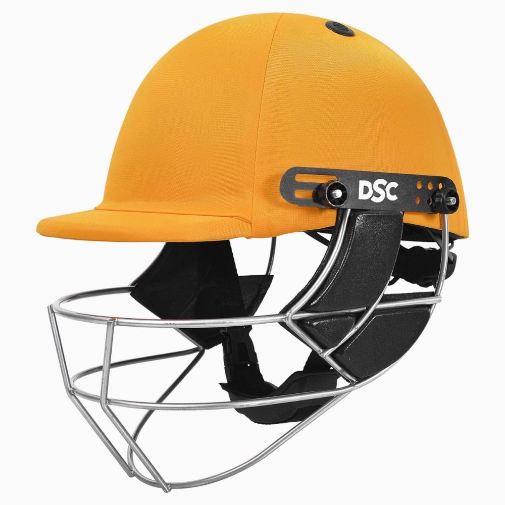 DSC Defender 2.0 Cricket Helmet, Yellow, Large