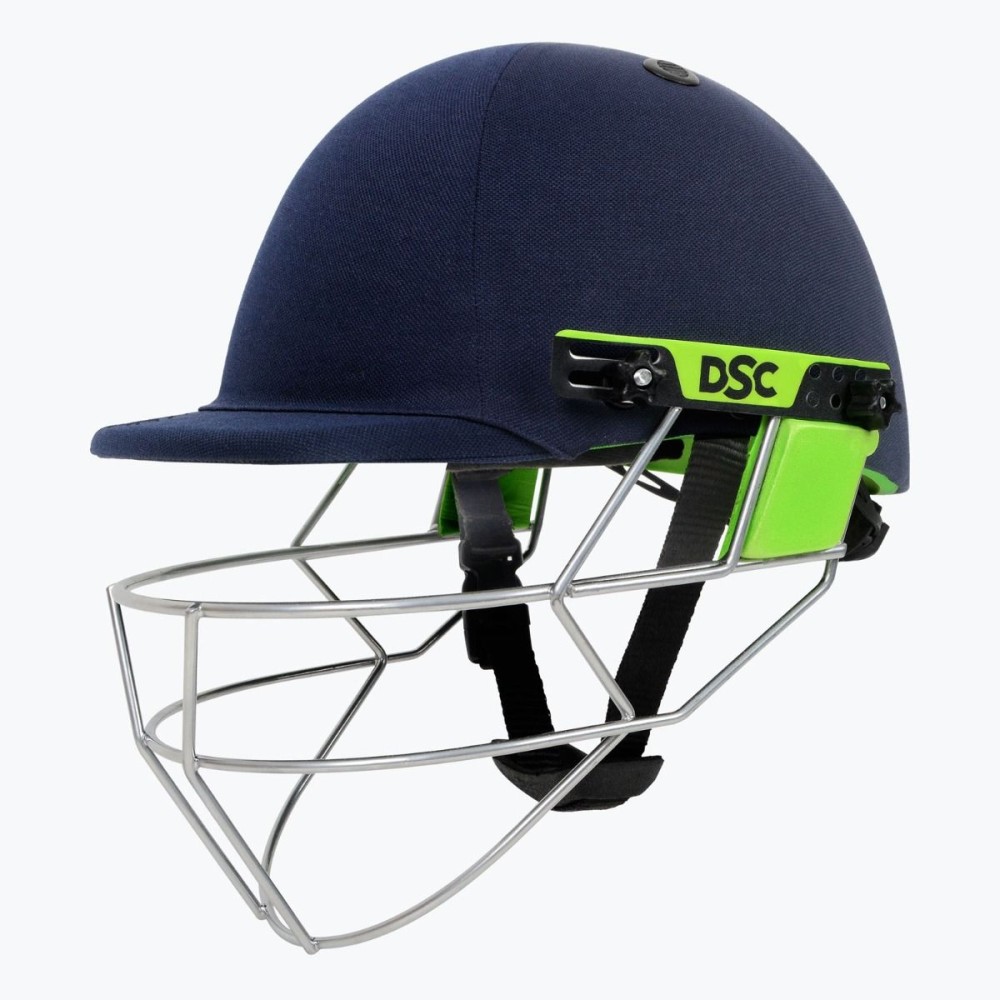 DSC Edge Pro Cricket Helmet, Navy, L
