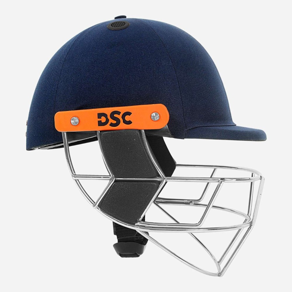 DSC Empra SS Cricket Helmet, Navy, Large