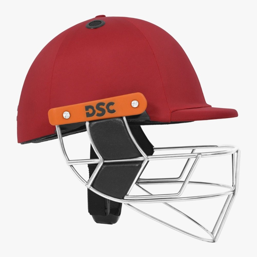 DSC Empra SS Cricket Helmet, Red, Large