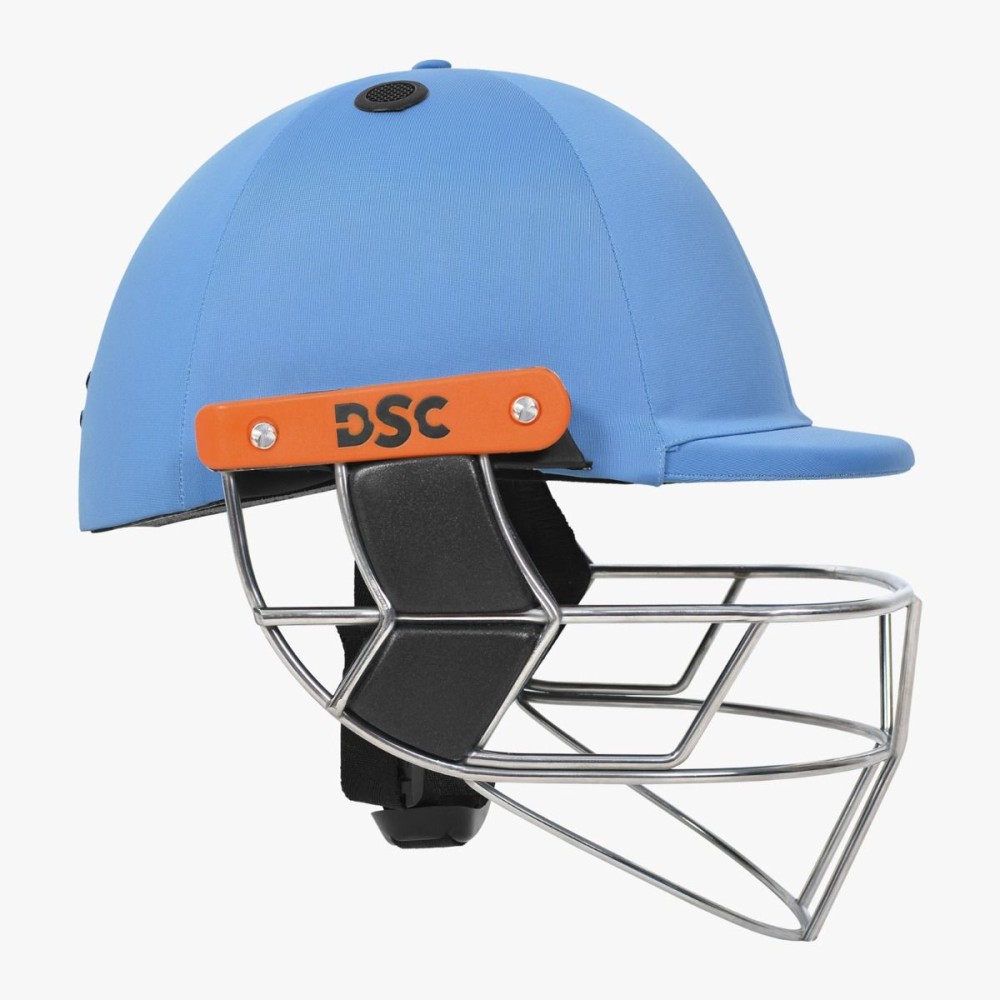 DSC Empra SS Cricket Helmet, Sky Blue, Large DSC Empra SS Cricket Helmet, Sky Blue, Large