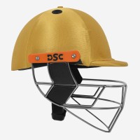 DSC Empra Titanium Cricket Helmet, Gold, Large