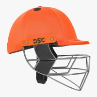 DSC Empra Titanium Cricket Helmet, Orange, Large