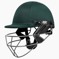 DSC Fort 44 Pro Cricket Helmet, Green, Large