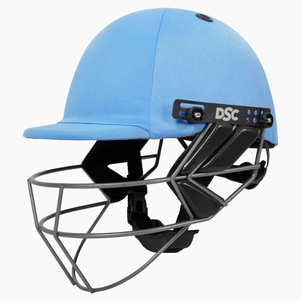 DSC Fort 44 Pro Cricket Helmet, Sky Blue, Large DSC Fort 44 Pro Cricket Helmet, Sky Blue, Large