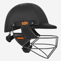 DSC Punch Cricket Helmet, Black