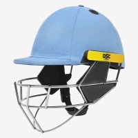 DSC Scud Titanium Cricket Helmet, Sky Blue, Large