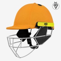 DSC Scud Titanium Cricket Helmet, Yellow, Large