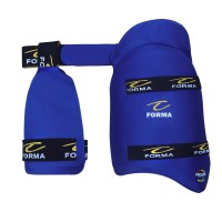 Forma Pro Axis Integrated Blue Thigh Guard, Medium, Right