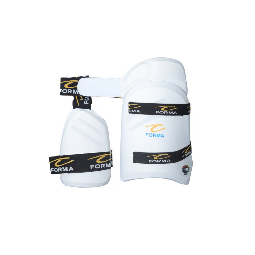 Forma Pro Axis Integrated White Thigh Guard, Large, Right Forma Pro Axis Integrated White Thigh Guard, Large, Right