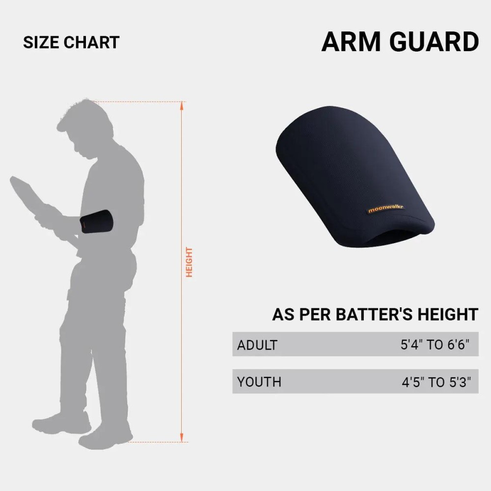 Moonwalkr Arm Guard, Blue, Adult