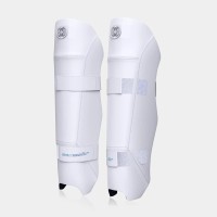 Moonwalkr Keeping Shin Guards, White, Adult