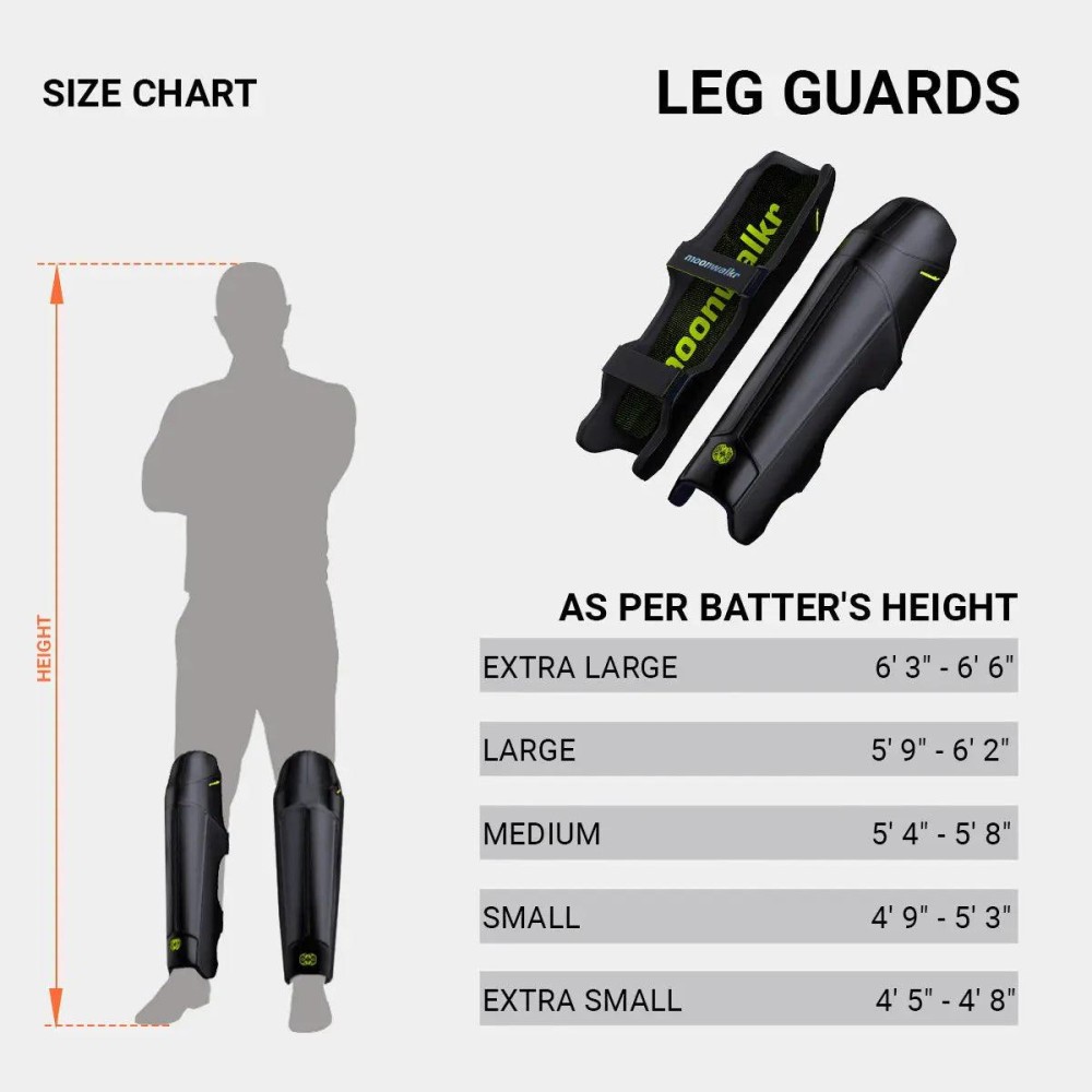 Moonwalkr Leg Guards 2.0, Black, Extra Large