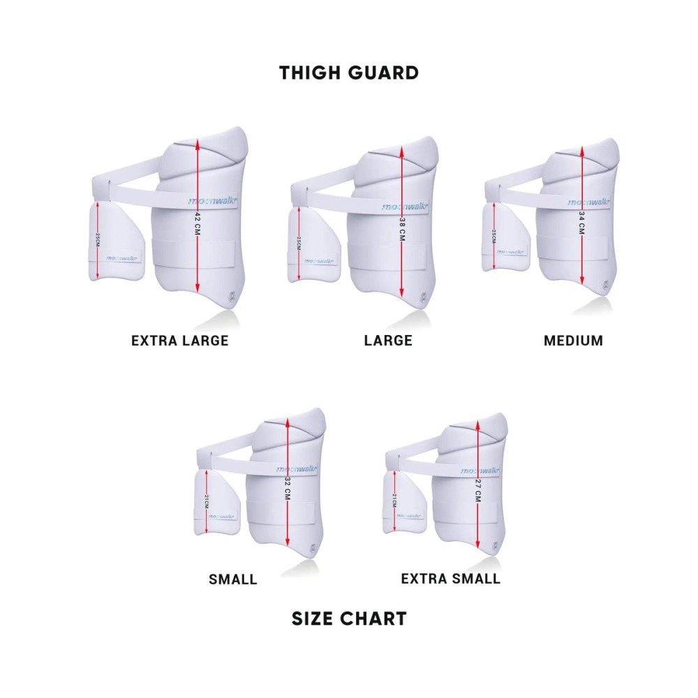 Moonwalkr Thigh Guards 2.0, White, Extra Large, Right Handed Moonwalkr Thigh Guards 2.0, White, Extra Large, Right Handed