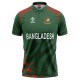 Bangladesh ODI World Cup 2023 Half Sleeves Cricket Fan Jersey - 100% Dryfit Polyester - With Name Personalisation