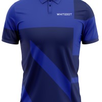 Blue Sprit Polo T-Shirt