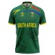 South Africa ODI World Cup 2023 Half Sleeves Cricket Fan Jersey - 100% Dryfit Polyester - With Name Personalisation