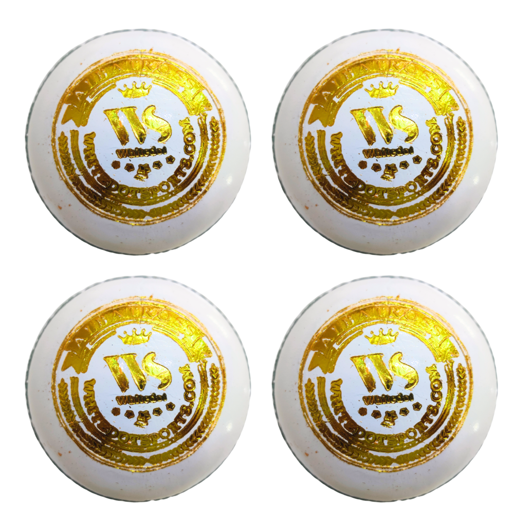 Albatross Cricket Leather Ball - White - 40 Over Albatross Cricket Leather Ball - White - 40 Over