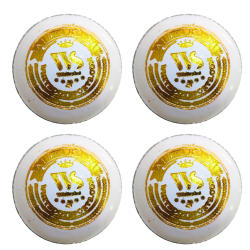 Albatross Cricket Leather Ball - White - 40 Over