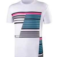 Birdie Blitz X Badminton Tshirt - Stretchable 100% Dryfit Polyester