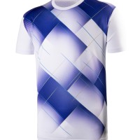Racket Racer Tech Badminton Tshirt - Stretchable 100% Dryfit Polyester