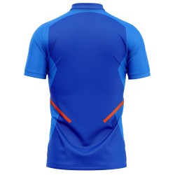 India ICC World Cup 2019 Half Sleeves Cricket Fan Jersey - 100% Dryfit Polyester - With Name Personalization India ICC World Cup 2019 Half Sleeves Cricket Fan Jersey - 100% Dryfit Polyester - With Name Personalization