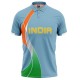 India T20 World Cup 2007 Half Sleeves Cricket Fan Jersey - 100% Dryfit Polyester - With Name Personalisation
