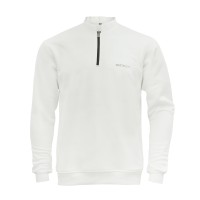 Off White Zip Up Full Sleeves Cricket Jumper