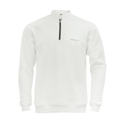 Off White Zip Up Full Sleeves Cricket Jumper