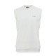Off White V Neck Without Sleeves Cricket Jumper