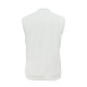 Off White V Neck Without Sleeves Cricket Jumper