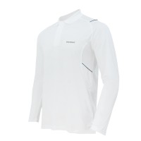 Omega Dri-FIT White Full Sleeves Polo T-Shirt