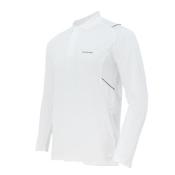 Omega Dri-FIT White Full Sleeves Polo T-Shirt