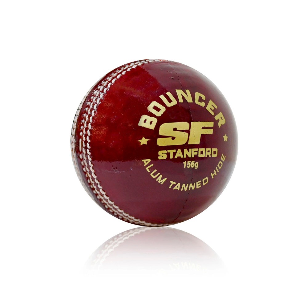 SF Bouncer Leather Cricket Ball, White