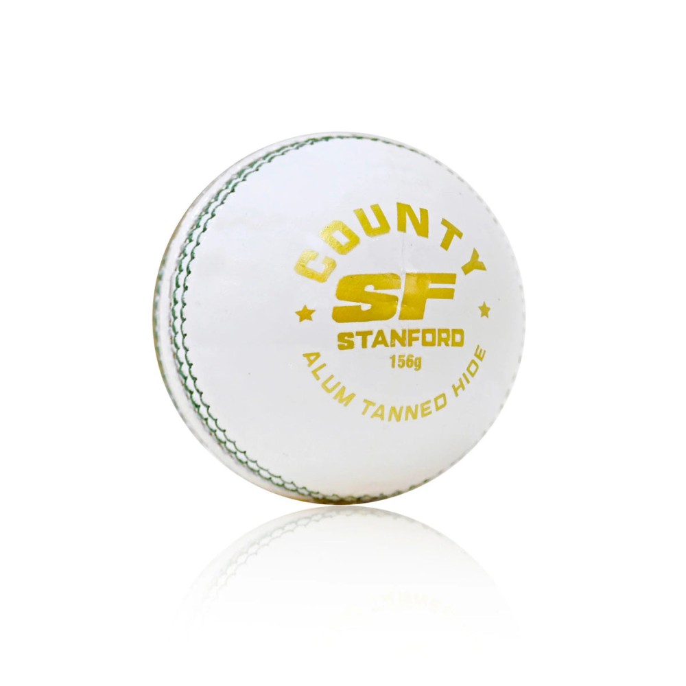 SF County Leather Cricket Ball, Red