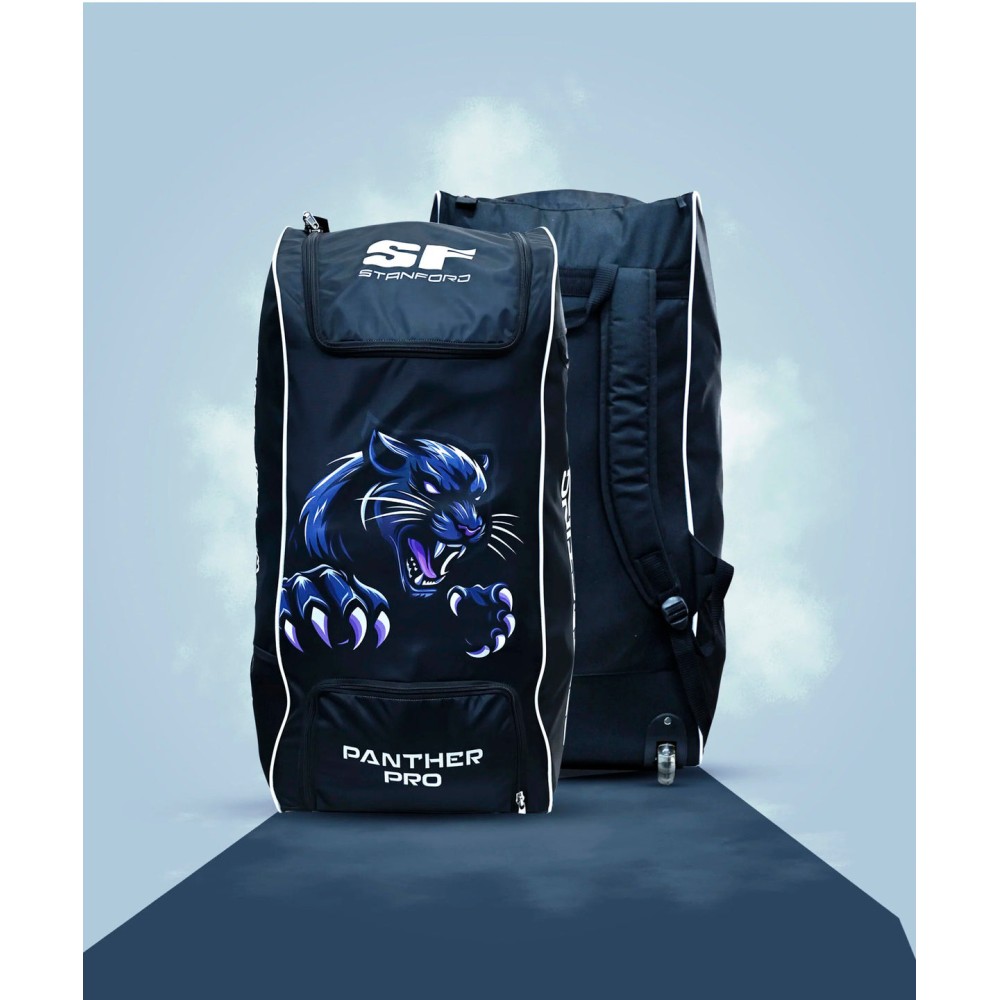 SF Panther Pro Duffle Wheelie Cricket Kit Bag, Standard SF Panther Pro Duffle Wheelie Cricket Kit Bag, Standard