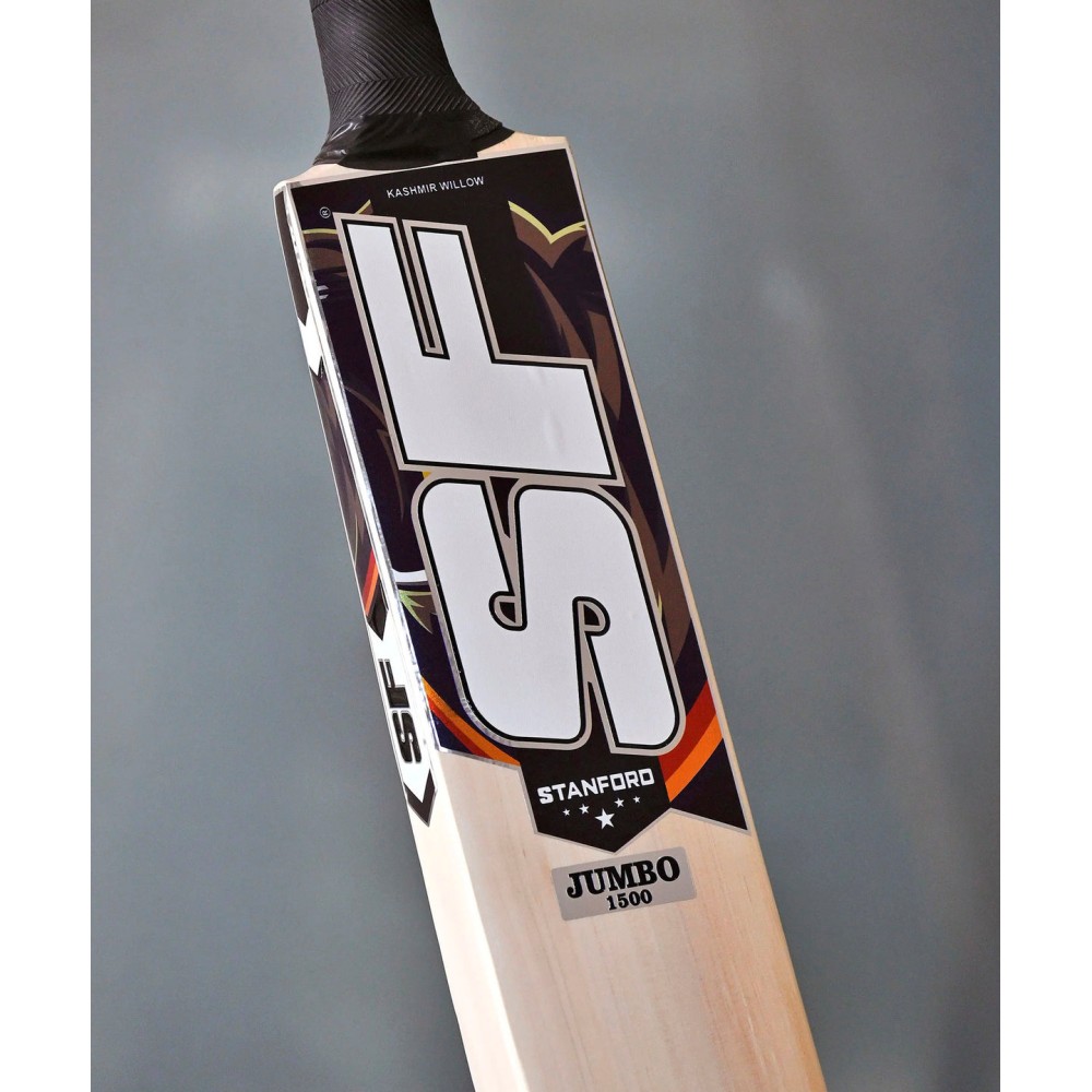 SF Jumbo 1500 Kashmir Willow Bat, Short Handle