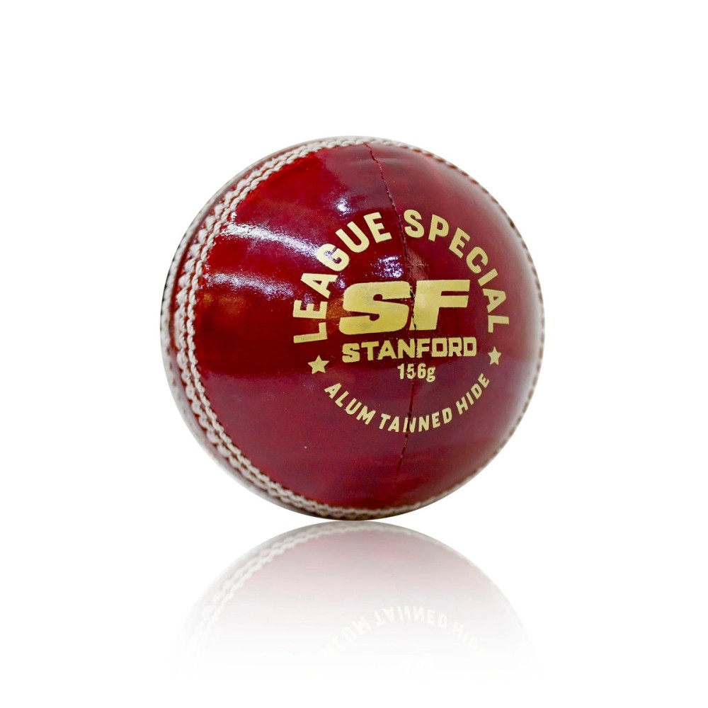 SF League Special Leather Cricket Ball, White