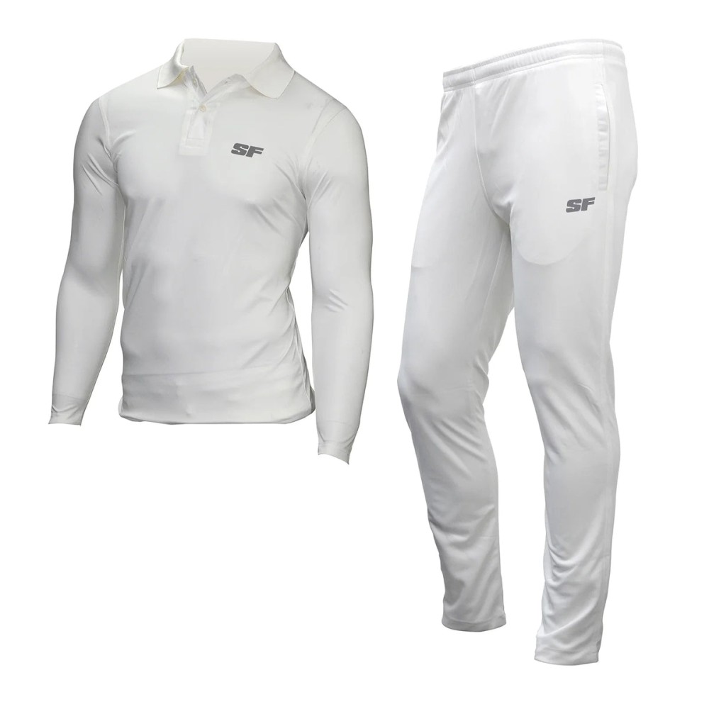 SF Ranji Cricket Whites Combo (Full Sleeve) SF Ranji Cricket Whites Combo (Full Sleeve)