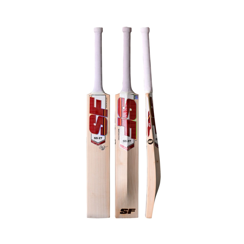 SF SS 27 English Willow Bat, Short Handle