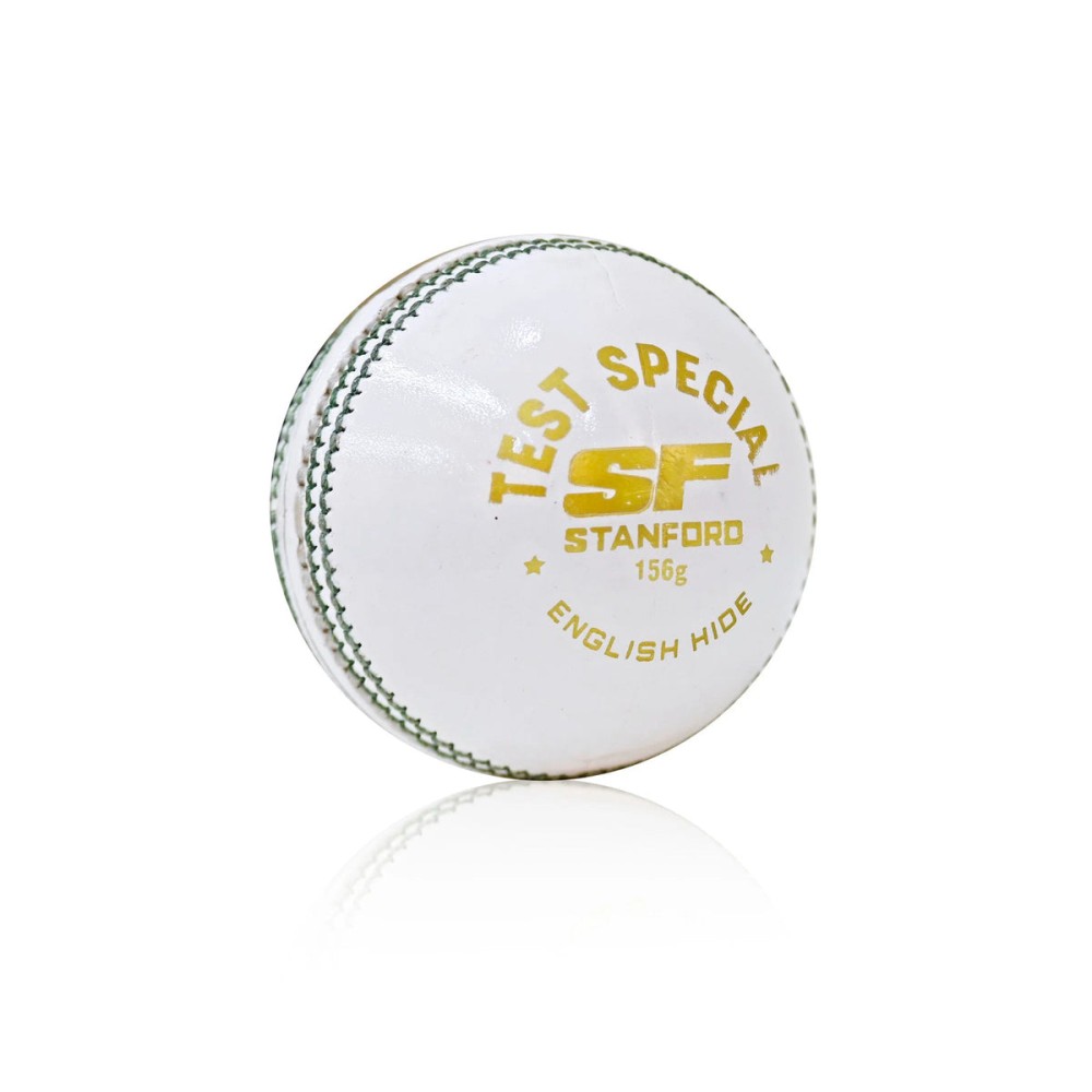 SF Test Special Leather Cricket Ball, White