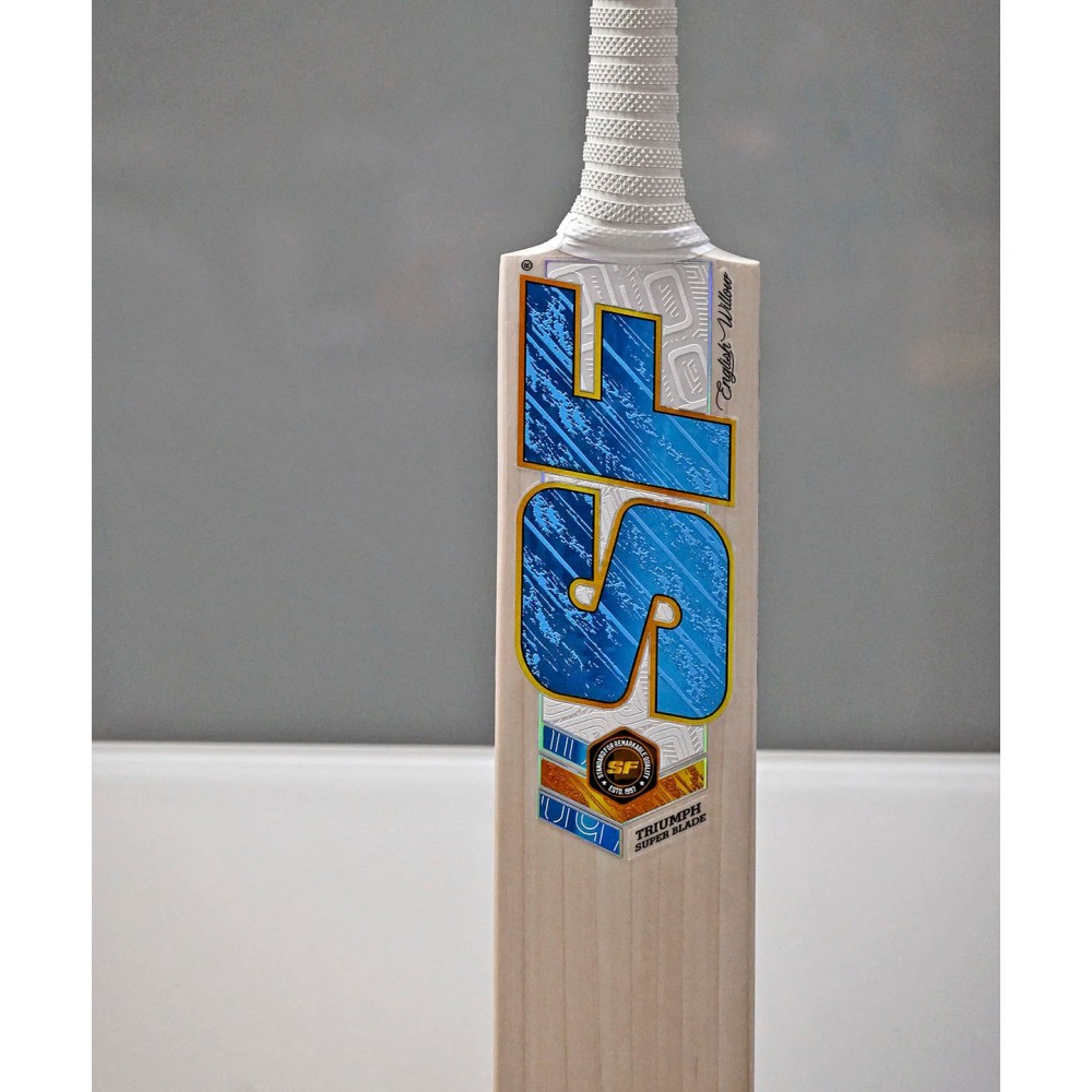 SF Triumph Super Blade English Willow Bat, Short Handle
