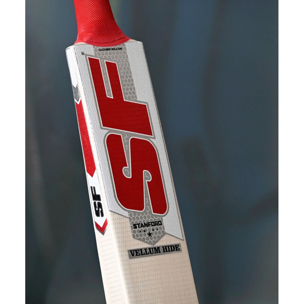 SF Vellum Hide Kashmir Willow Bat, Short Handle SF Vellum Hide Kashmir Willow Bat, Short Handle