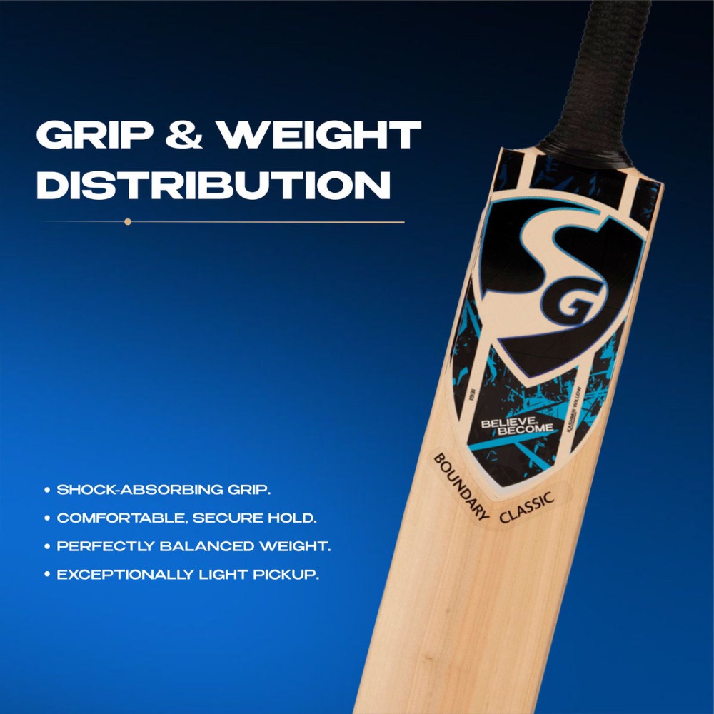 SG Boundary Classic Kashmir Willow Cricket Bat, 4 SG Boundary Classic Kashmir Willow Cricket Bat, 4