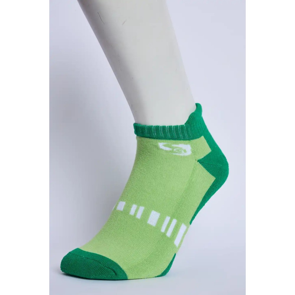 SG Comfort Men’s Half Terry Sneaker Socks – Parrot Green