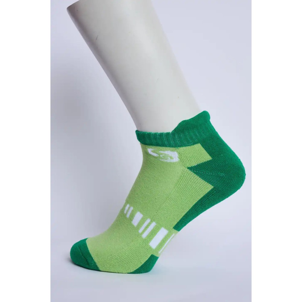 SG Comfort Men’s Half Terry Sneaker Socks – Parrot Green